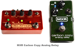 MXR Carbon Copy mods
