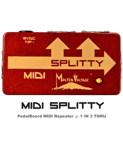 Molten Voltage MIDI SPLITTY .:. 1 IN 3 THRU