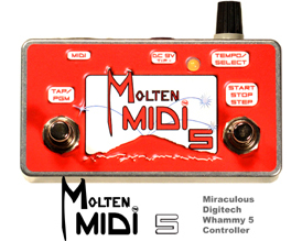 Molten MIDI 5 - Digitech Whammy 5 Controller