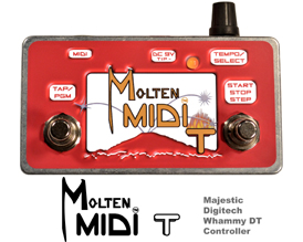 Molten MIDI T - Digitech Whammy DT Controller